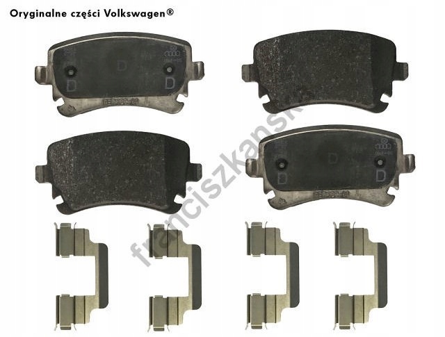 ZAPATAS DE FRENADO PARTE TRASERA AUDI A4 A6 A8 SEAT EXEO ORIGINAL 