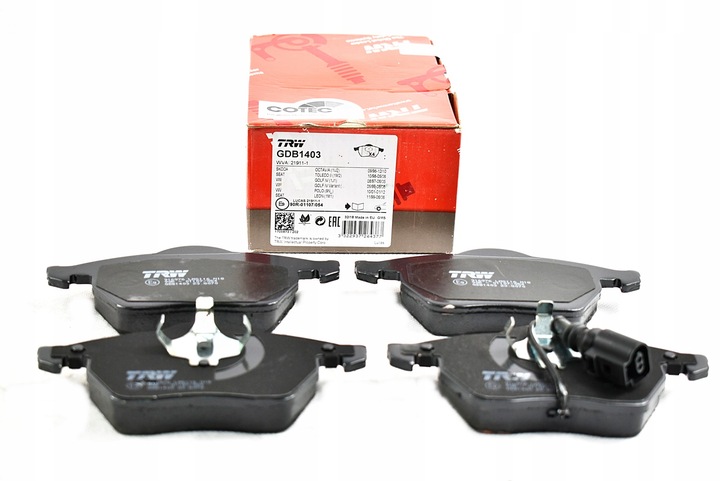 TRW ZAPATAS DE FRENADO PARTE DELANTERA AUDI A3 S3 8L 1.8 T 