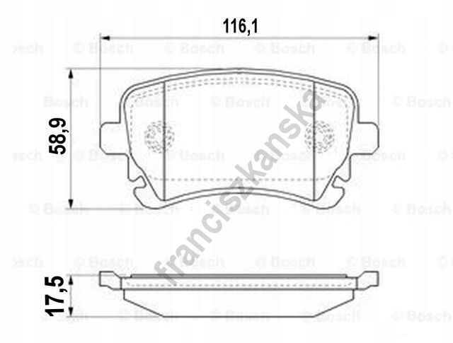 ZAPATAS DE FRENADO PARTE TRASERA AUDI A4 A6 A8 SEAT EXEO ORIGINAL 