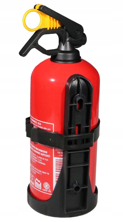 EXTINGUIDOR DE AUTOMÓVIL DE POLVO SOPORTE BC 1KG BHP OGNIOCHRON PERCHERO 2024 