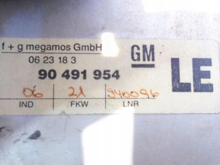 MODULE CONFORT ECU OPEL OMEGA B 90491954