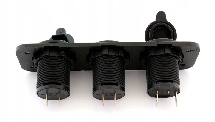 PRISE ALLUME-CIGARES 12V USB 5V 2A VOLTMÈTRE AUTOMOBILE PANNEAU AUTO PLS37