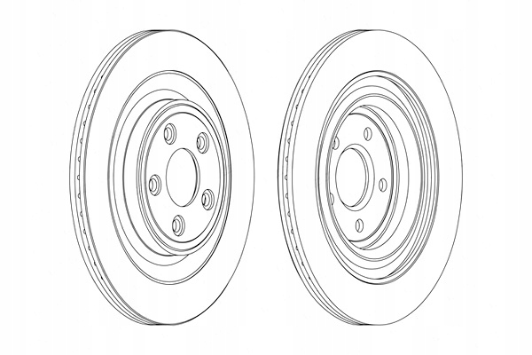 DISQUES FREIN ARRIÈRE FERODO DDF1703C