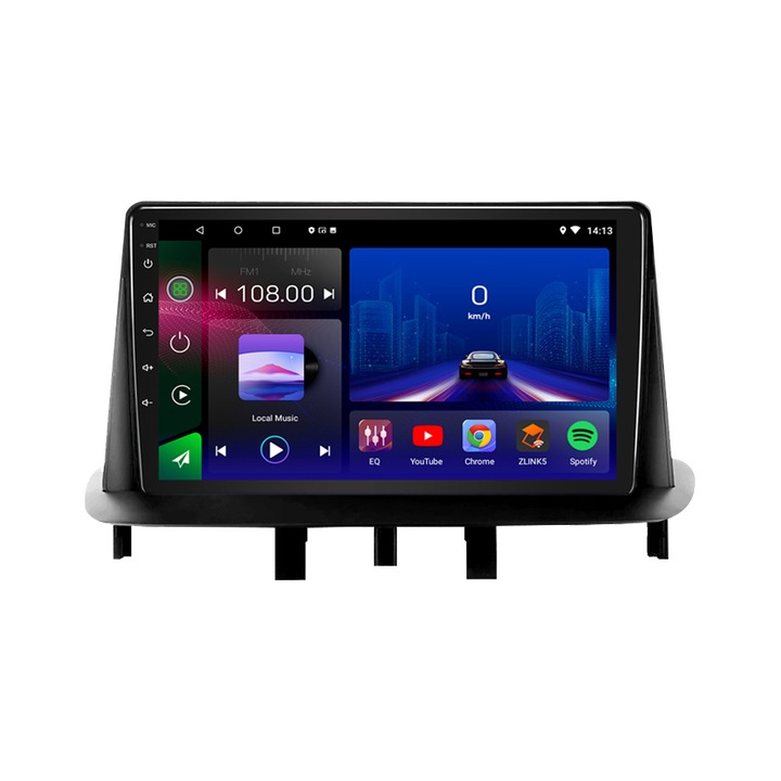 RADIO ANDROID NAVEGACIÓN DE AUTOMÓVIL RENAULT MEGANE 3 2008-2014 CARPLAY DSP 