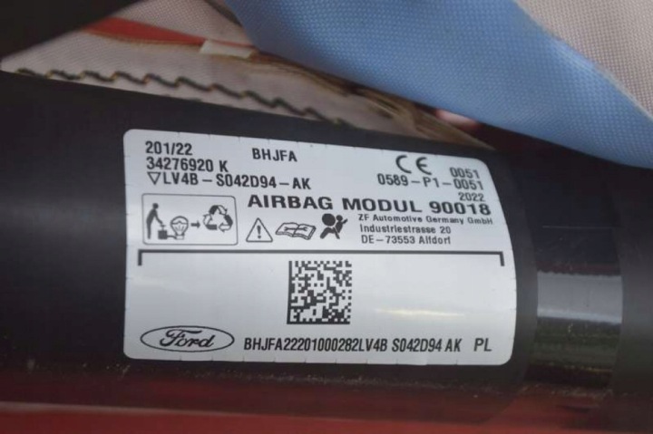 AIRBAG COUSSIN SÉCURITÉ RIDEAU DROITE LV4B-S042D94-AK FORD KUGA III MK3