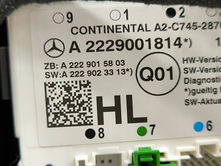 MERCEDES-BENZ C W205 2018 GAUCHE CÔTÉ PORTES ARRIÈRE