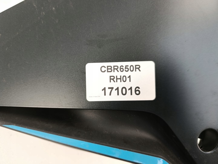 HONDA CBR 650R RH01 CÔTÉ CASQUETTE GAUCHE