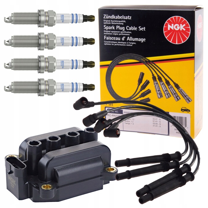 BOBINE CONDUITES DE DÉRIVATION BOUGIES VERS CLIO III IV 1.2 16V KANGOO 1.2 SANDERO II 1.2