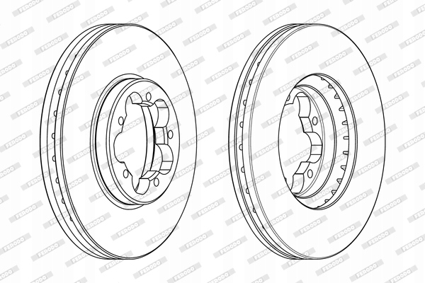 DISQUES DE FREIN AVANT FERODO DDF2469 photo 2 - milautoparts-fr.ukrlive.com