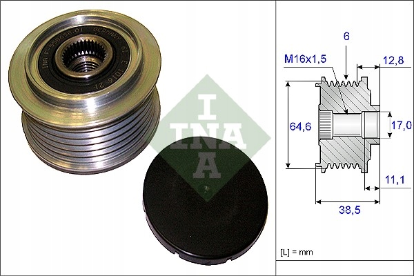 EMBRAYAGE ALTERNATEUR AUDI AUDI A6 (4F2) 2.8 FSI, A