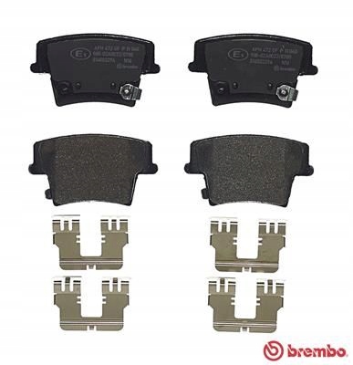 BREMBO ZAPATAS DE FRENADO PARTE TRASERA 