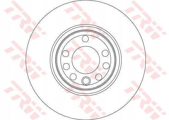 DISCOS ZAPATAS PARTE DELANTERA TRW OPEL VECTRA C 