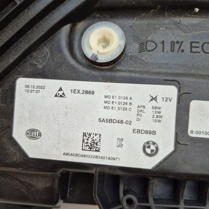 BMW X1 U11 22- PHARE DROITE AVANT AVANT COMPLET LED 5A5BD48-02