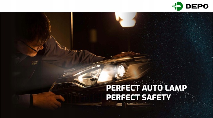 DEPO PROJECTEUR TOYOTA YARIS 12.10- DROITE