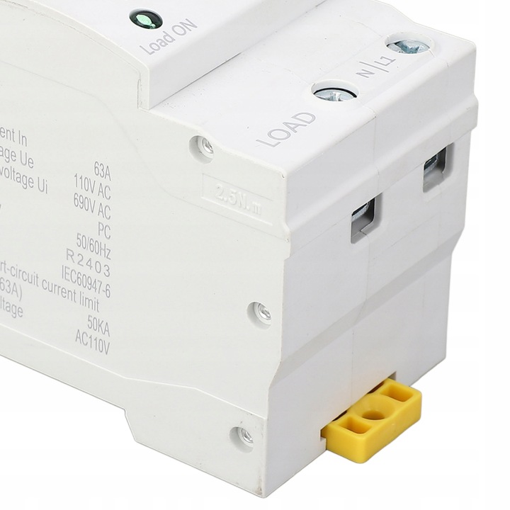 AUTOMATIQUE COMMUTATEUR TRANSFERU PODWOJNEJ PUISSANCE 2P 63A COMMUTATEUR 3X