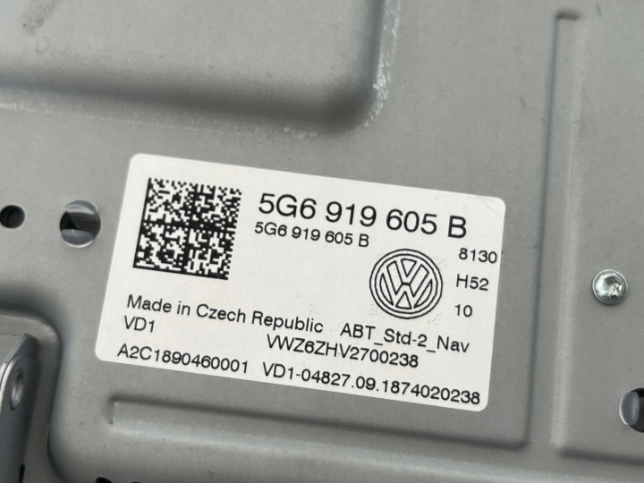 VW GOLF VII RADIO MONITEUR ANTENNE LECTEUR DE CARTE KART CHANGEUR NAVI NAVIGATION