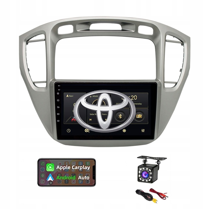 TOYOTA HIGHLANDER 00-07 RADIO 2DIN ANDROID12 