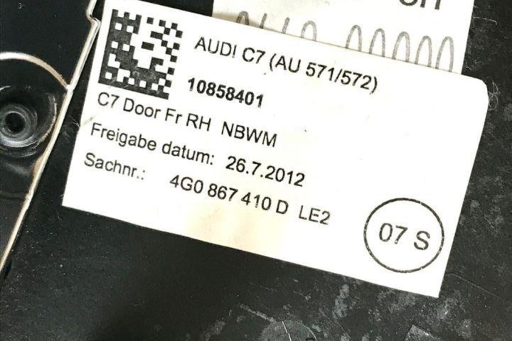 PIÈCES WYKONCZENIA AUDI A6 (4G2, C7, 4GC) 4G0867419D 3.0L GASOLINE