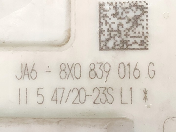 SERRURE DE PORTE POIGNÉE DROIT ARRIÈRE 6 GOUPILLE AUDI A4 B9 2015 – 2024 8W ORIGINAL EUROPE