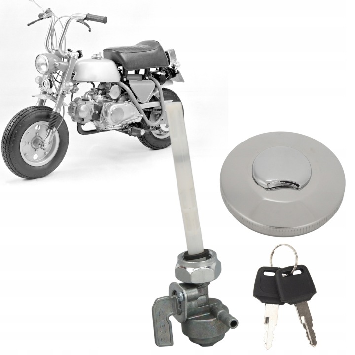 BOUCHON CARBURANTS GAZEUX AVEC KLUCZAMI VERS Z50 MONKEY BIKE BLOCAGE RÉSERVOIR ESSENCE Z50R Z50J