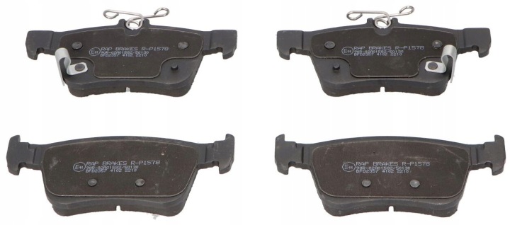 PLAQUETTES FREIN RAP BRAKES R-P1578