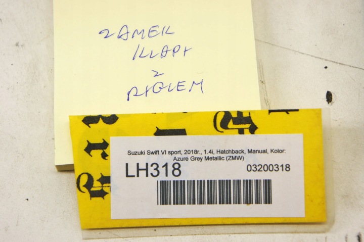 LH318 SUZUKI SWIFT VI MK8 SERRURE VERROU COUVERCLES DE COFFRE AR