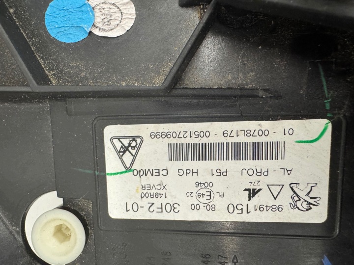 PROJECTEUR AVANT PEUGEOT 308 T10 ENSEMBLE 9849115080