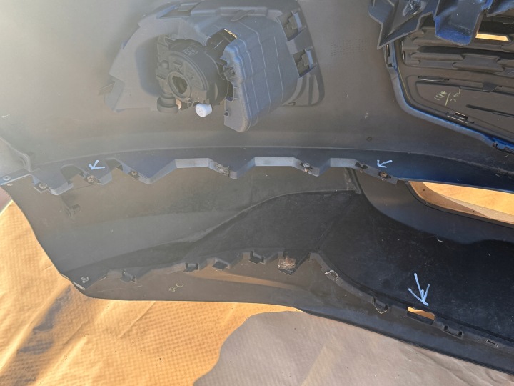 FORD ECOSPORT 2012-2017 PARE-CHOCS AVANT COMPLET GRIS METALIK CN1517757HA