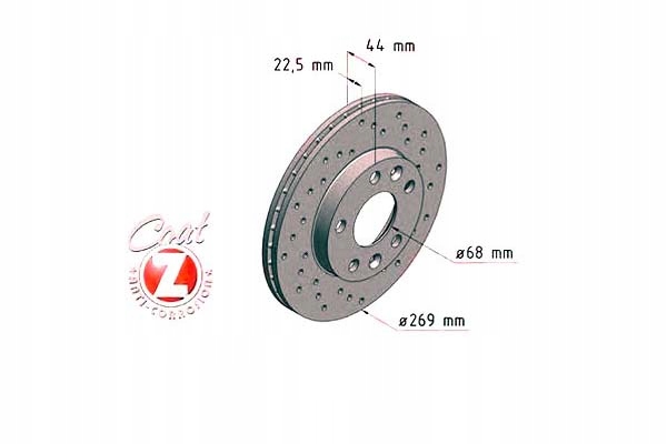 DISQUES DE FREIN 2 PIÈCES DACIA DUSTER 10- AVANT ZIMME photo 2 - milautoparts-fr.ukrlive.com