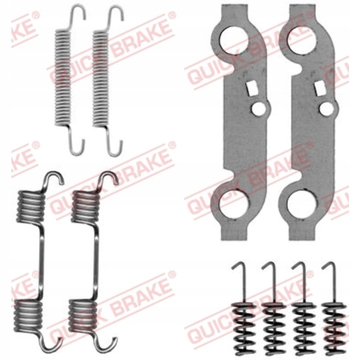 QUICK BRAKE 105-0537 RESORTES DO ZAPATAS DE FRENADO 