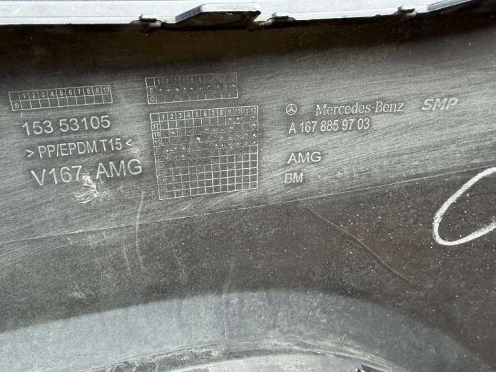 PARE-CHOCS AVANT MERCEDES GLE W167 63 AMG 6.3 ORIGINAL