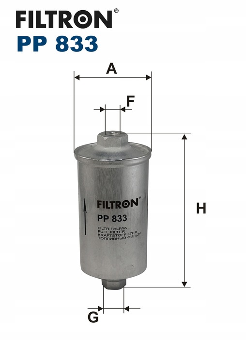 FILTRO COMBUSTIBLES 12 I, 512 BB, TESTAROSSA FIAT CUPÉ 