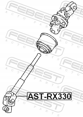 FEBEST AST-RX330 EJE KIEROWNICZY 