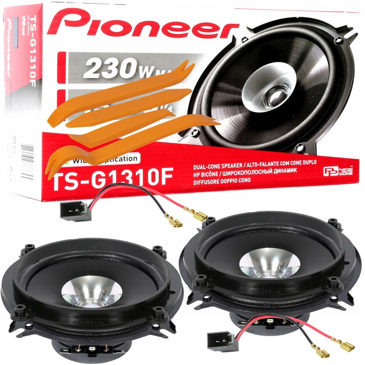 PIONEER ALTAVOCES AUDI A3 8L DE PUERTA PARTE DELANTERA DISTANCIAS 