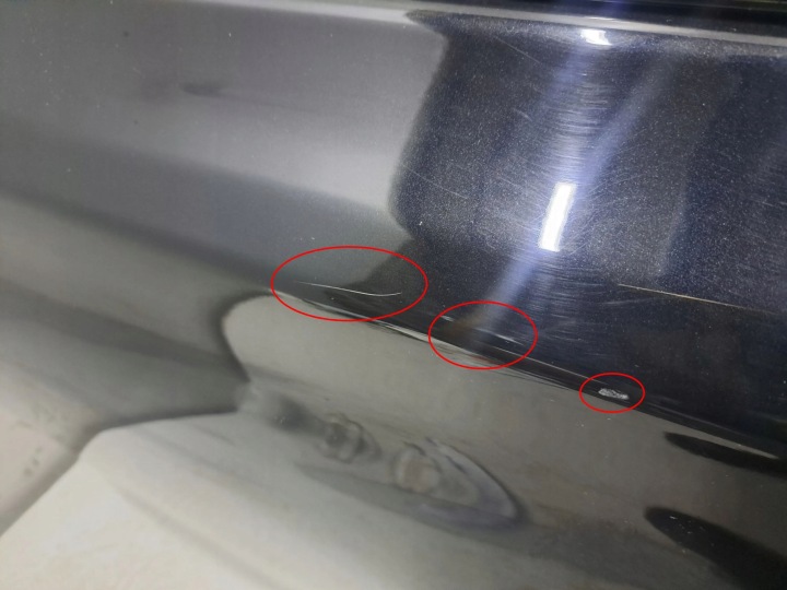 BMW 7 G11 G12 2016 GAUCHE CÔTÉ PORTES ARRIÈRE