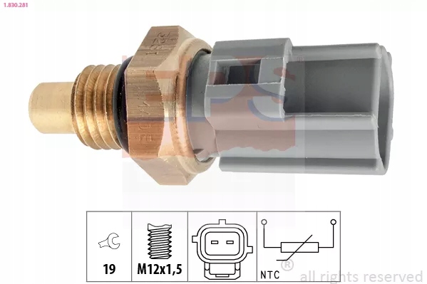 1.830.281/EPS SENSOR DE TEMPERATURA DE LÍQUIDO REFRIGERACIÓN MAZDA EPS 