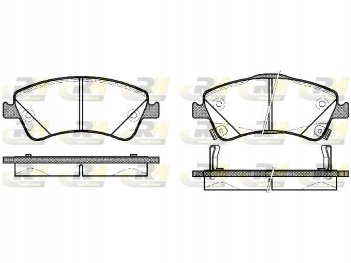 ZAPATAS PARTE DELANTERA TOYOTA VERSO 1.6-2.0 09-18 