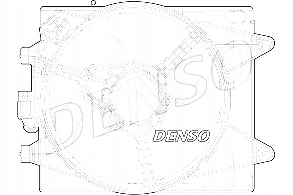 VENTILADOR DEL RADIADOR CON CUERPO LANCIA YPSILON 0.9-1.3D 05.11- DENSO 