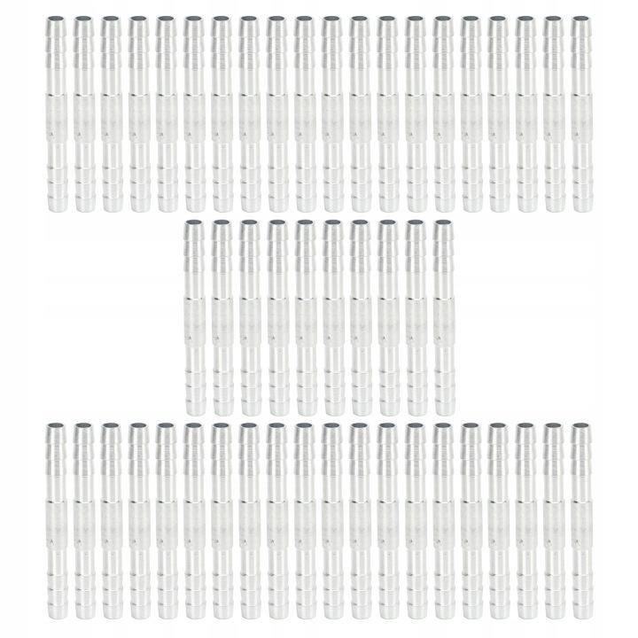 UNIVERSEL 50 PIÈCES ALUMINIUM TUYAU CZYNNIKA CHLODNICZEGO BARB CONNECTEURS 3/8IN