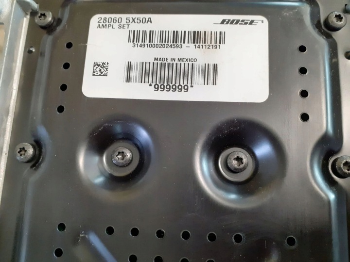 2008 NISSAN NAVARA D40 KIT AUDIO 280605X50A