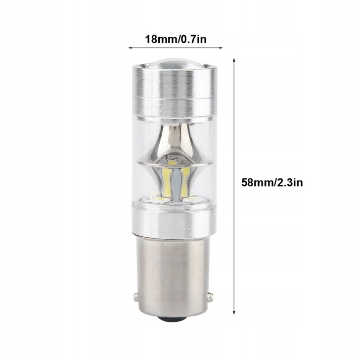 9-24 V/60 DANS 1156/BA15S FEUX DE STOP PHARE CLIGNOTANT LED 4Q