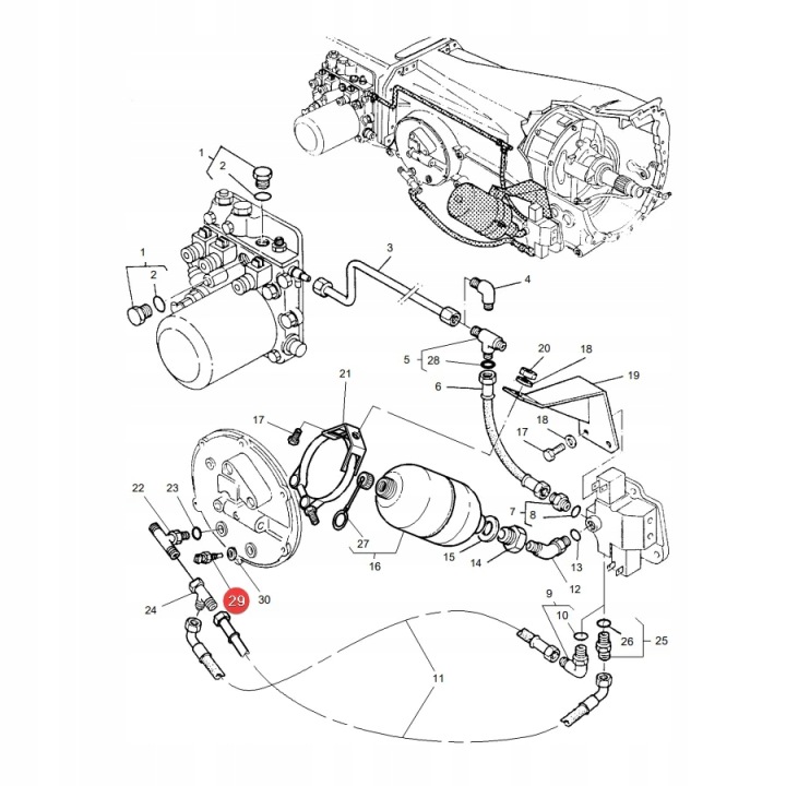 CAPTEUR TEMPÉRATURE MASSEY FERGUSON 3618249M3 ORIGINAL