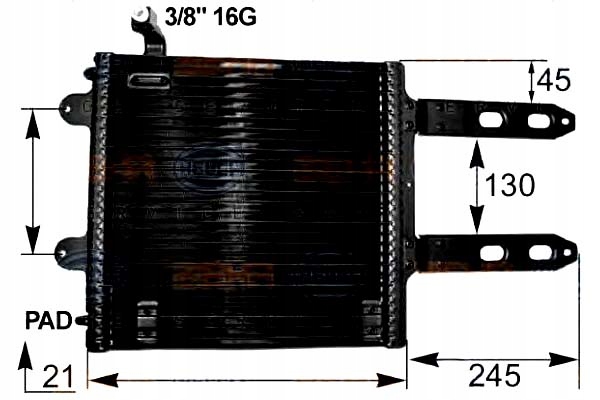 HELLA CONDENSATEUR RADIATEUR DU CLIMATISEUR [HELLA] photo 2 - milautoparts-fr.ukrlive.com