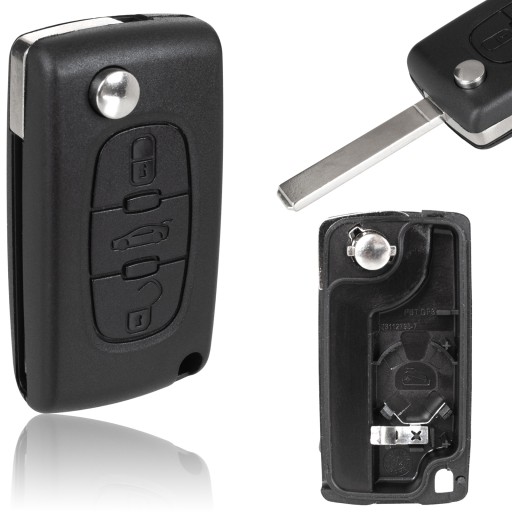 CASING KEY REMOTE CONTROL DO PEUGEOT 207 308 407 CARGO CITROEN BERLINGO C3 C4 