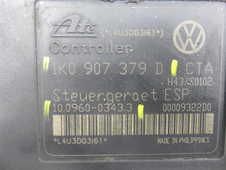 POMPE ABS AUDI A3 8P 1K0907379D 10096003433 1K0614517B