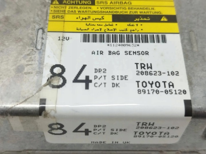 MODULE AIRBAG TOYOTA AVENSIS ESTATE (_T27_) 208623102 2.23L DIESEL 130KW