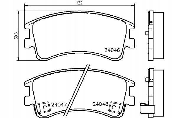 ZAPATAS DE FRENADO HELLA PAGID G2YS3323Z GJYE3328ZC 