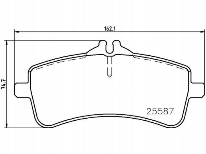 ZAPATAS PARTE TRASERA BREMBO P 50 131 