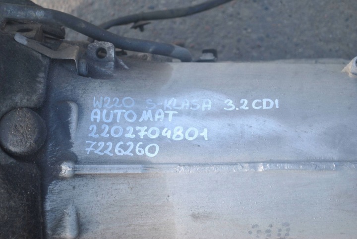 BOÎTE AUTOMATIQUE MERCEDES-BENZ W220 3.2CDI 2202704801 7226260