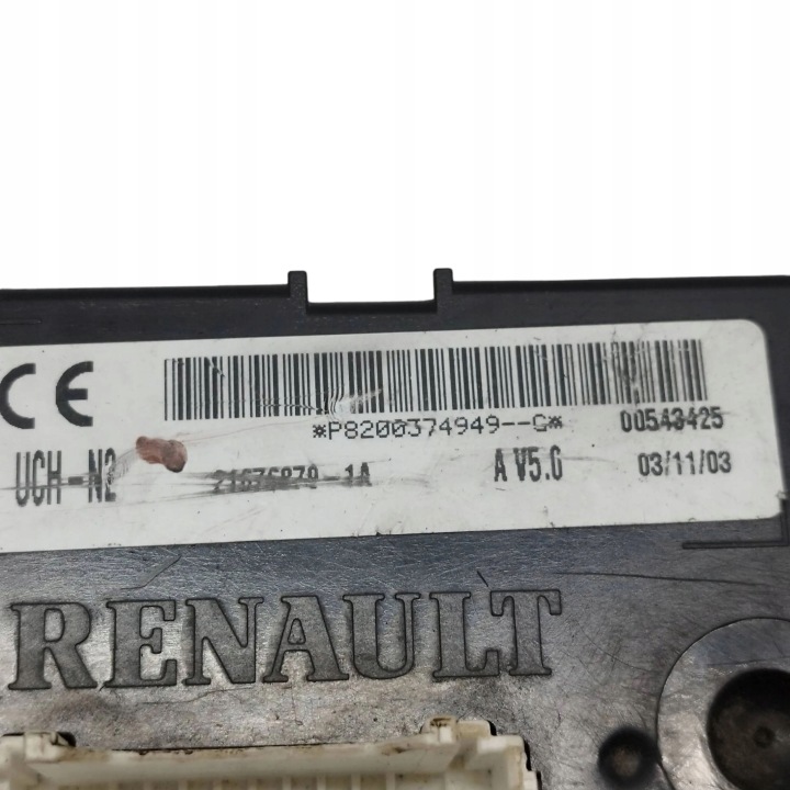2004 RENAULT TRAFIC II (X83) MODULE CONTRÔLEUR CONFORT 216768791A